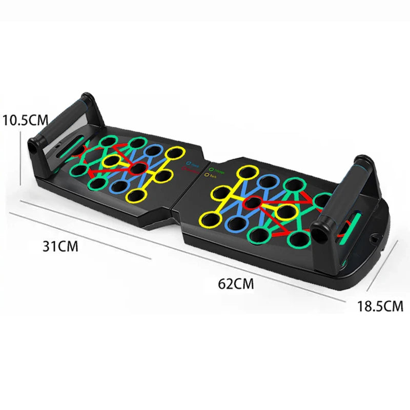 Portable Multifunctional Push-Up Board Set with Handles | Foldable | Fitness Equipment 