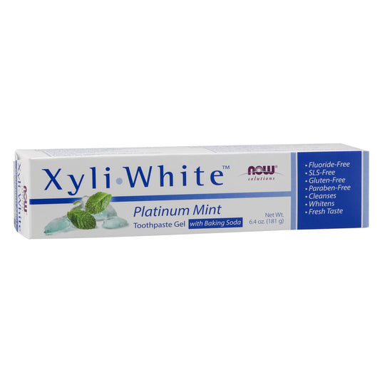 NOW Solutions Xyliwhite Platinum Mint Baking Soda Toothpaste