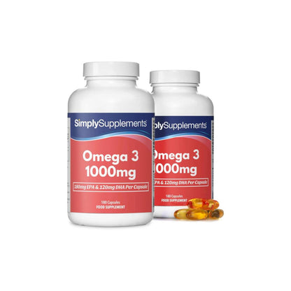 Pure Omega 3 1000Mg Capsules | 540Mg EPA & 360Mg DHA per Serving | 4 Months’ Suppy
