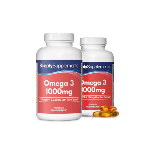Pure Omega 3 1000Mg Capsules | 540Mg EPA & 360Mg DHA per Serving | 4 Months’ Suppy