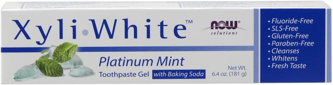 NOW Solutions Xyliwhite Platinum Mint Baking Soda Toothpaste