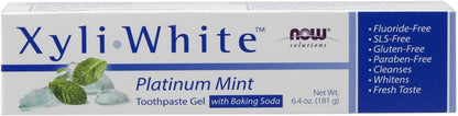 NOW Solutions Xyliwhite Platinum Mint Baking Soda Toothpaste
