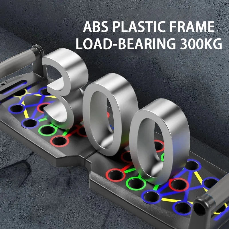 Portable Multifunctional Push-Up Board Set with Handles | Foldable | Fitness Equipment 
