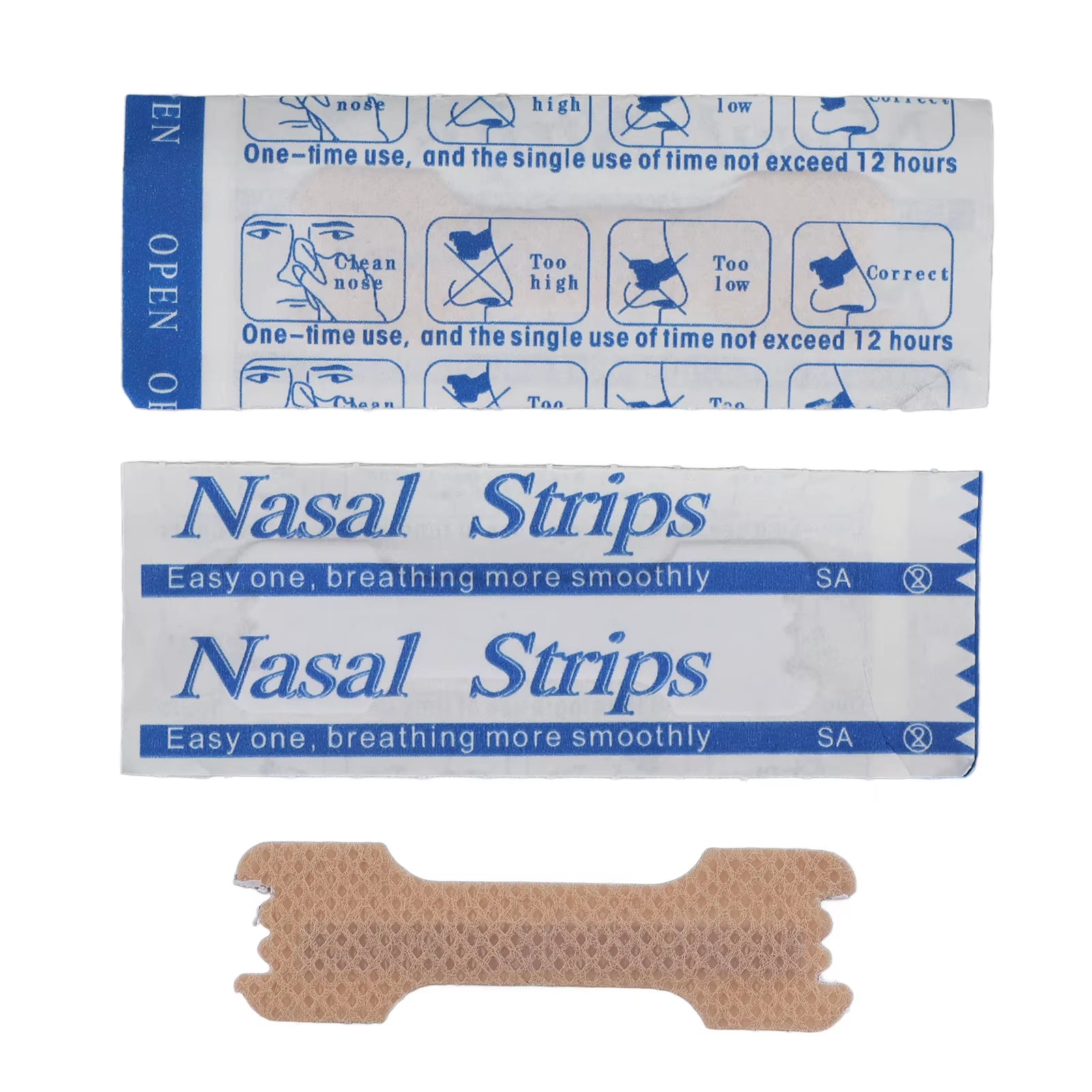 Nasal Strips Reduce Snoring Improve Sleep Promote Smoothly Breathing Nose Sticker Patches H